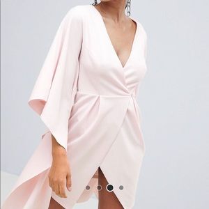 ASOS Crepe kimono sleeve mini dress